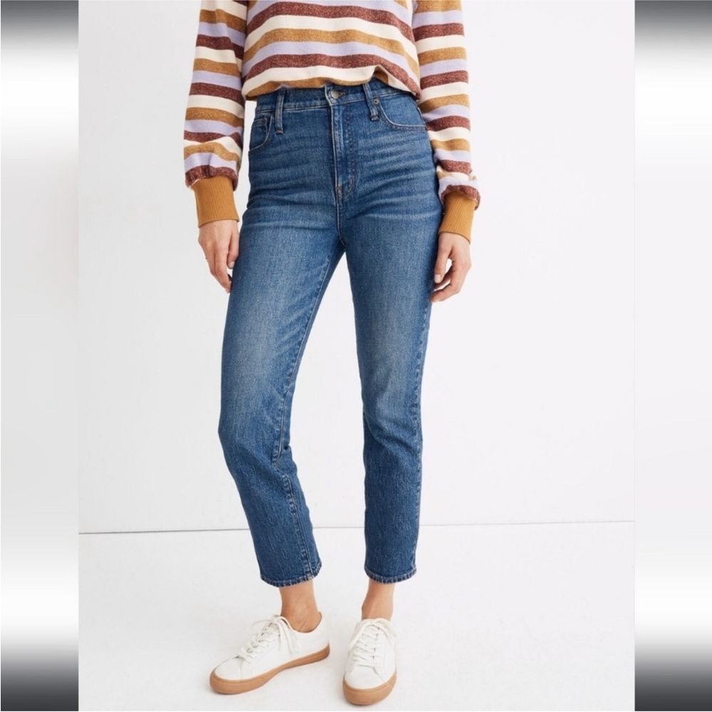 Madewell Classic Straight Jeans in Coldbrook Wash EUC